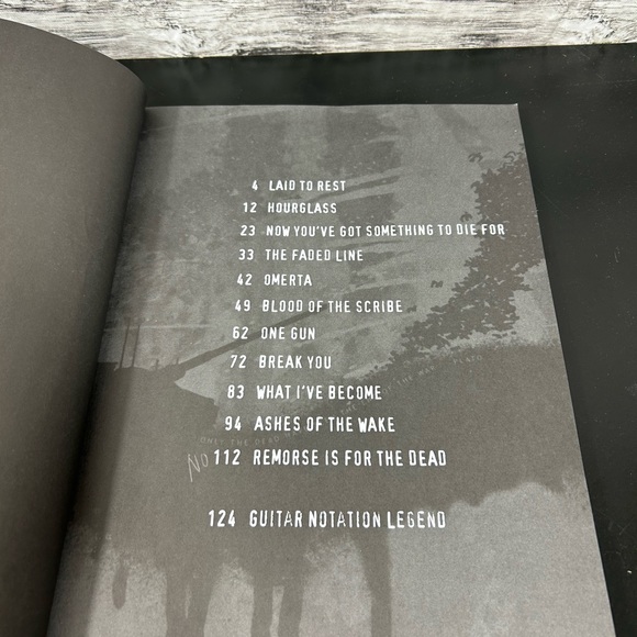 Lamb of God Ashes of the Wake Songbook Sheet Music Guitar - Picture 3 of 7